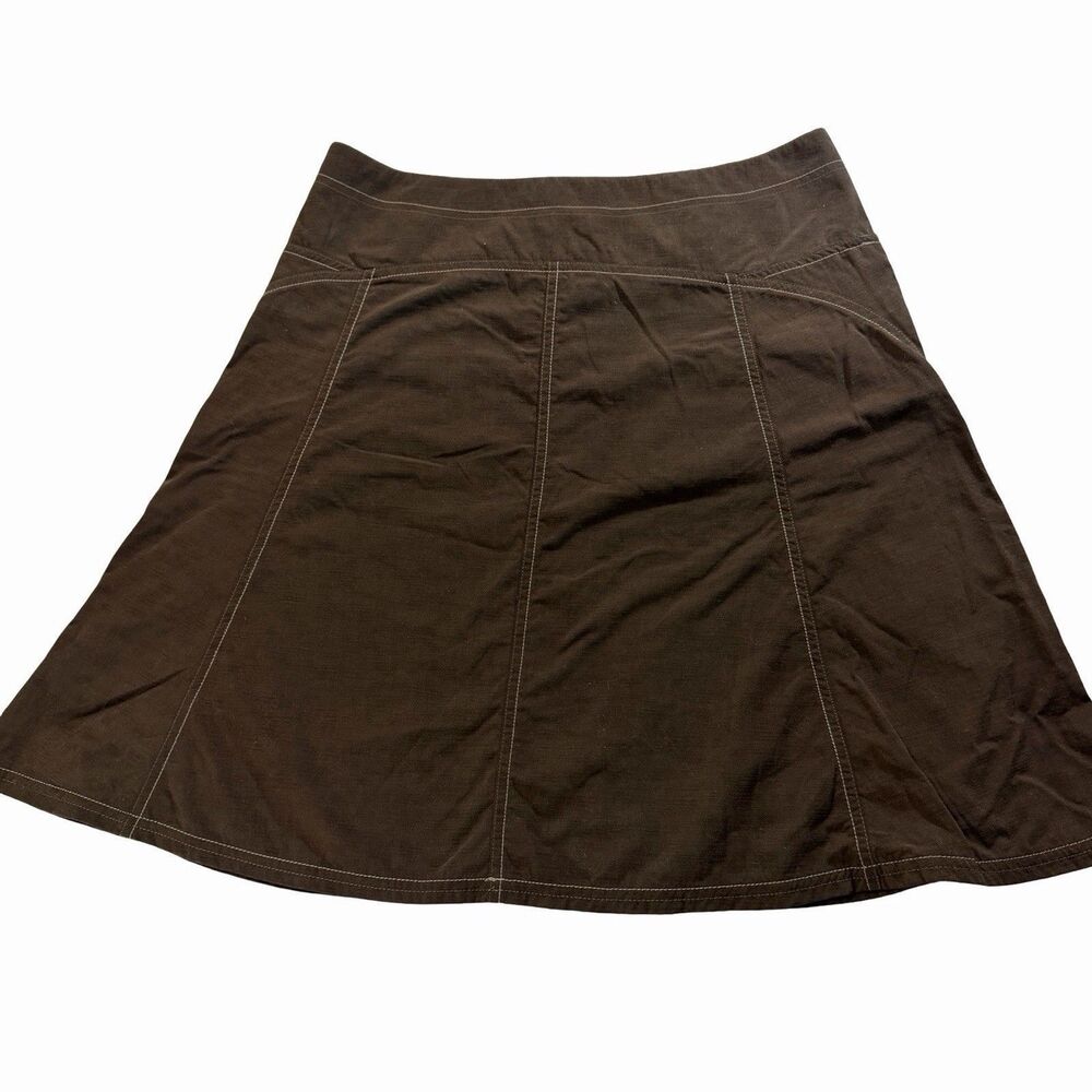 Mountain Hardwear Skirt Women's Size 6 Brown La Rambla Nylon Pockets Short